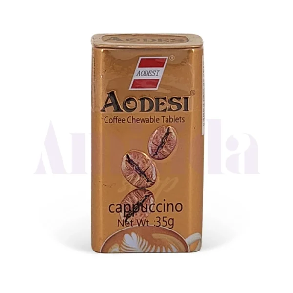قیمت و خرید قرص خوشبو کننده دهان آئودسی Aodesi با طعم کاپوچینو 35 گرم