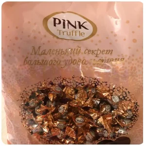 قیمت و خرید شکلات ترافل مارسینکا پینک روسی بسته یک کیلویی