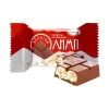 قیمت و خرید شکلات روسی فله آکوند المپوس طلایی با مغز غلات، ویفر ترد، شکلات