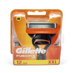 قیمت و خرید تیغ یدک ژیلت مدل فیوژن Fusion 5 بسته 12 عددی